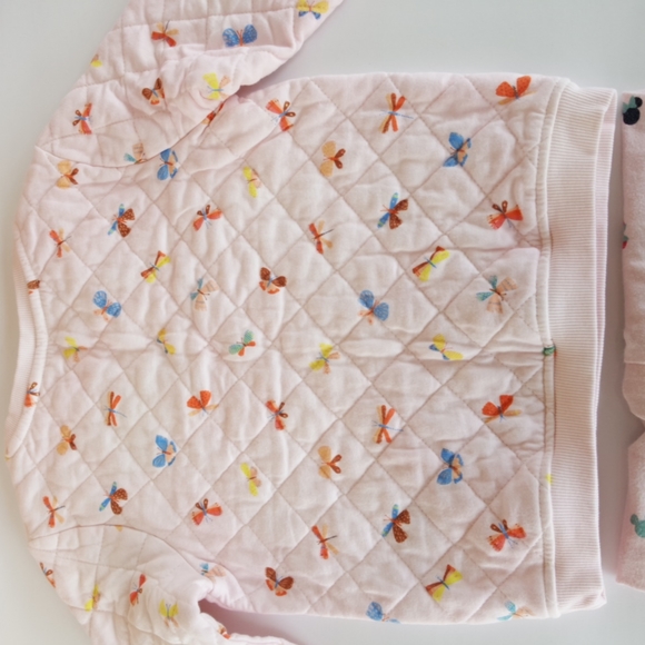 LOT of 2, Girl's Toddler Quilted M&S Top, Disney Minnie Mouse Pants (Age 5 yrs) - Picture 5 of 14